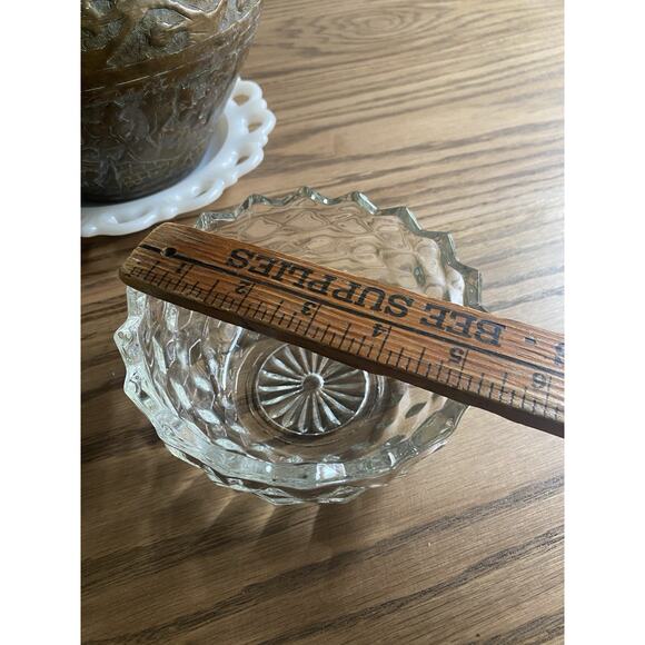 Vintage Fostoria American Cubist Lidded Candy Dish Covered Dish - Picture 5 of 5